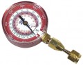 Yellow Jacket 40334 Red pressure gauge, 0 to 800 psi, &amp;deg;F, for R-22, R-404A, and R-410A-