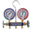 Yellow Jacket 41622 Red/Blue Gauges Series 41 Manifold only, bar/psi, R22/134a/404A, &amp;deg;C-