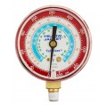 Yellow Jacket 49015 Manifold Gauge, 2-1/2&amp;quot;, red pressure, 0 to 500 psi, R-22/134a/404A, (&amp;deg;F)-