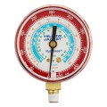 Yellow Jacket 49031 Manifold Gauge, 2-1/2&amp;quot;, red pressure, bar &amp; psi, R-22/134a/407C, &amp;deg;C-