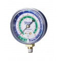 Yellow Jacket 49118 A2L Manifold Gauge, blue, 3-1/8&amp;quot; (80 mm), R-32/454B/410A PSI, &amp;deg;F, A2L COMPATIBLE-