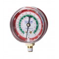 Yellow Jacket 49140 Dry Manifold Gauge, 3-1/8&amp;quot;, blue compound, 30&amp;quot;-0-350*** psi, R22/404A/410A, &amp;deg;C-
