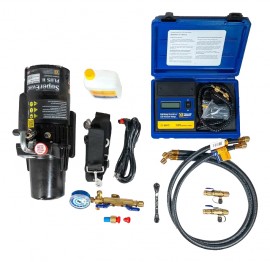 Yellow Jacket 93886 SuperEvac&amp;reg; Evacuation 1/2&amp;quot; System III, with 2-valve manifold, 48&amp;quot; vacuum hoses and 2 valves and 8 CFM SuperEvac pump-