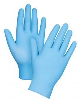 Zenith SAP327 Disposable Powder-Free Nitrile Gloves, X-Large, 100-Pack-