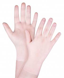 Zenith SAP337 Disposable Powder-Free Vinyl Gloves, X-Large, 100-Pack-