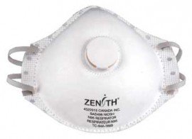 Zenith SAS498 N95 Particulate Respirators with Valves, 12-Pack-