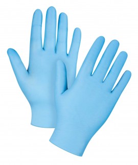 Zenith SDM044 Disposable Powder-Free Nitrile Gloves, X-Large, 100-Pack-