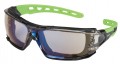 Zenith SDN709 Z2500 Series Safety Glasses with Foam Gasket, Indoor/Outdoor Mirror Lens-