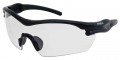 Zenith SEC952 Z1200 Series Safety Glasses, Black Frame, Clear Lens-