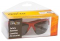 Zenith SEK286R Z1900 Series Safety Glasses with Box, Red Frame, Smoke Lens-