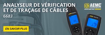 AEMC 6683 Analyseur de vérification et de traçage de câbles