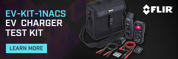 FLIR EV-KIT-1NACS EV Charger Test Kit with DM286 FLIR EV-KIT-1NACS EV Charger Test Kit with DM286
