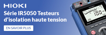 Série IR5050 Testeurs d'isolation haute tension