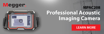 Megger MPAC208 Professional Acoustic Imaging Cameras