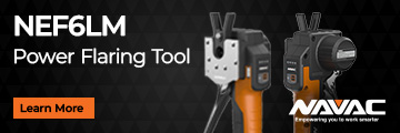 NAVAC NEF6LM Cordless Power Flaring Tool
