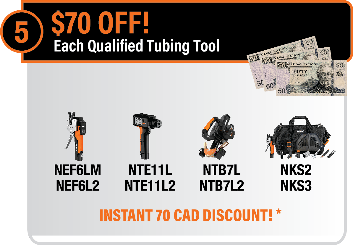 Image of NAVAC promotional offer