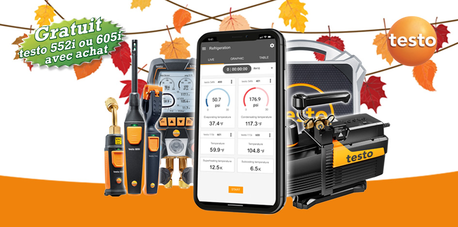 Testo Leaf your analyzer