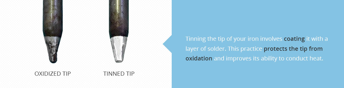 cleaning and tinning your soldering iron
