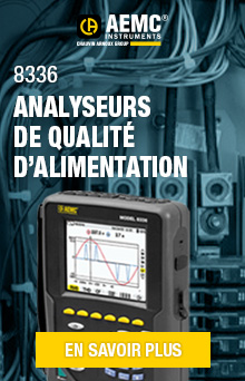 AEMC 8336 Séries analyseurs de qualité d'alimentation
