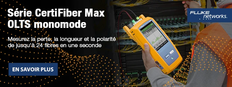Image de la série CertiFiber Max Fluke Networks 