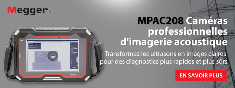 Image du Megger MPAC208 Caméras professionnelles d'imagerie acoustique