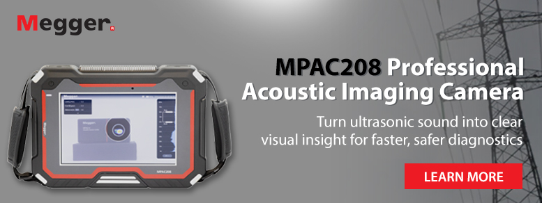 Image of the Megger MPAC208 Professional Acoustic Imaging Cameras