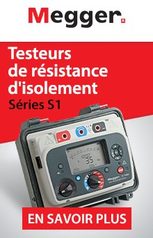 Megger Séries S1 Testeurs de résistance d'isolement