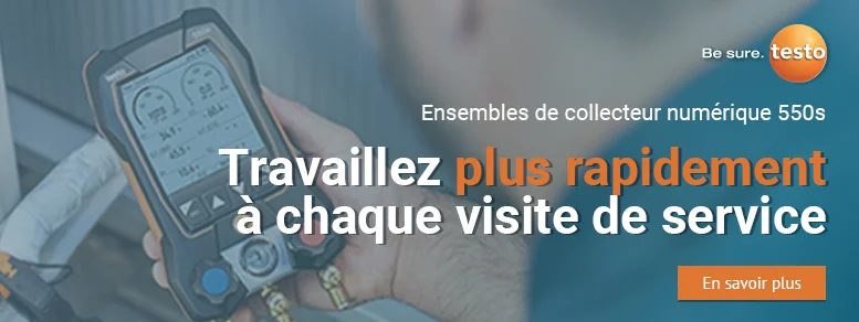 Testo 550s Ensemble de collecteur numérique