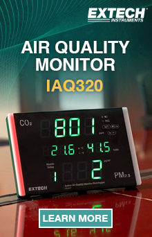Extech IAQ320 Indoor Air Quality Monitor/Data Logger